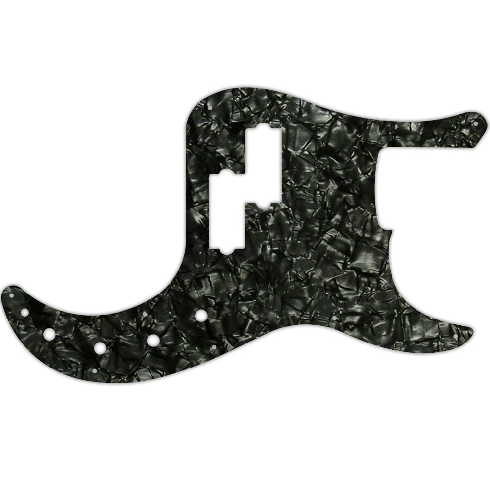 Fender 4 String American Elite 4 String Precison Bass - Black Pearl/White/Black 3 Ply