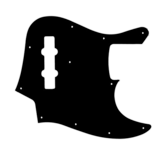 2010-2012 Made In Japan Geddy Lee Limited Edition Jazz Bass - Black Cream Black Cream Black 5 ply
