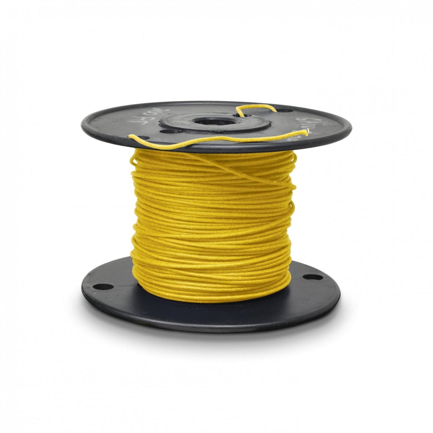 Vintage 22 Gauge Cloth-Covered Wire, Various Colours, Bulk Reel - 100 Ft Length