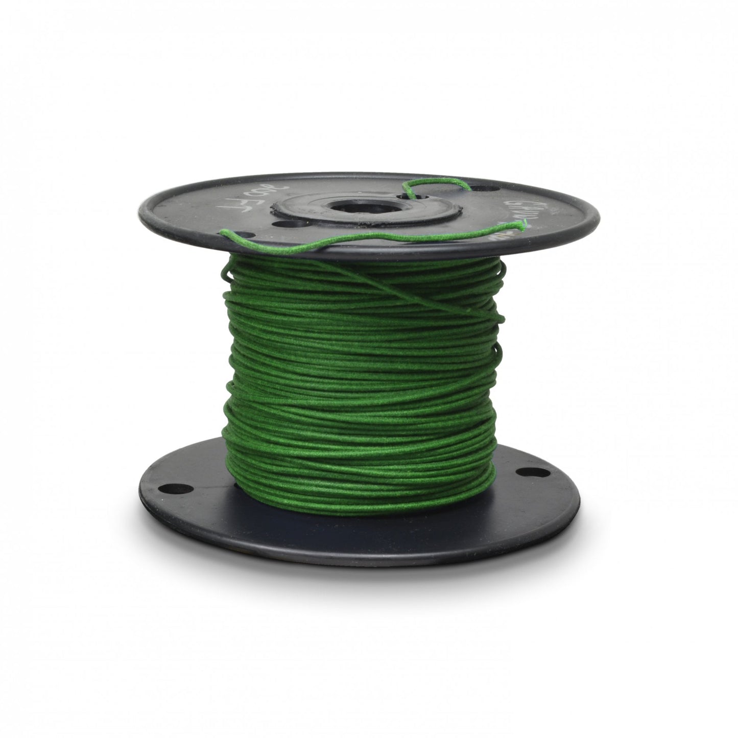 Vintage 22 Gauge Cloth-Covered Wire, Various Colours, Bulk Reel - 100 Ft Length