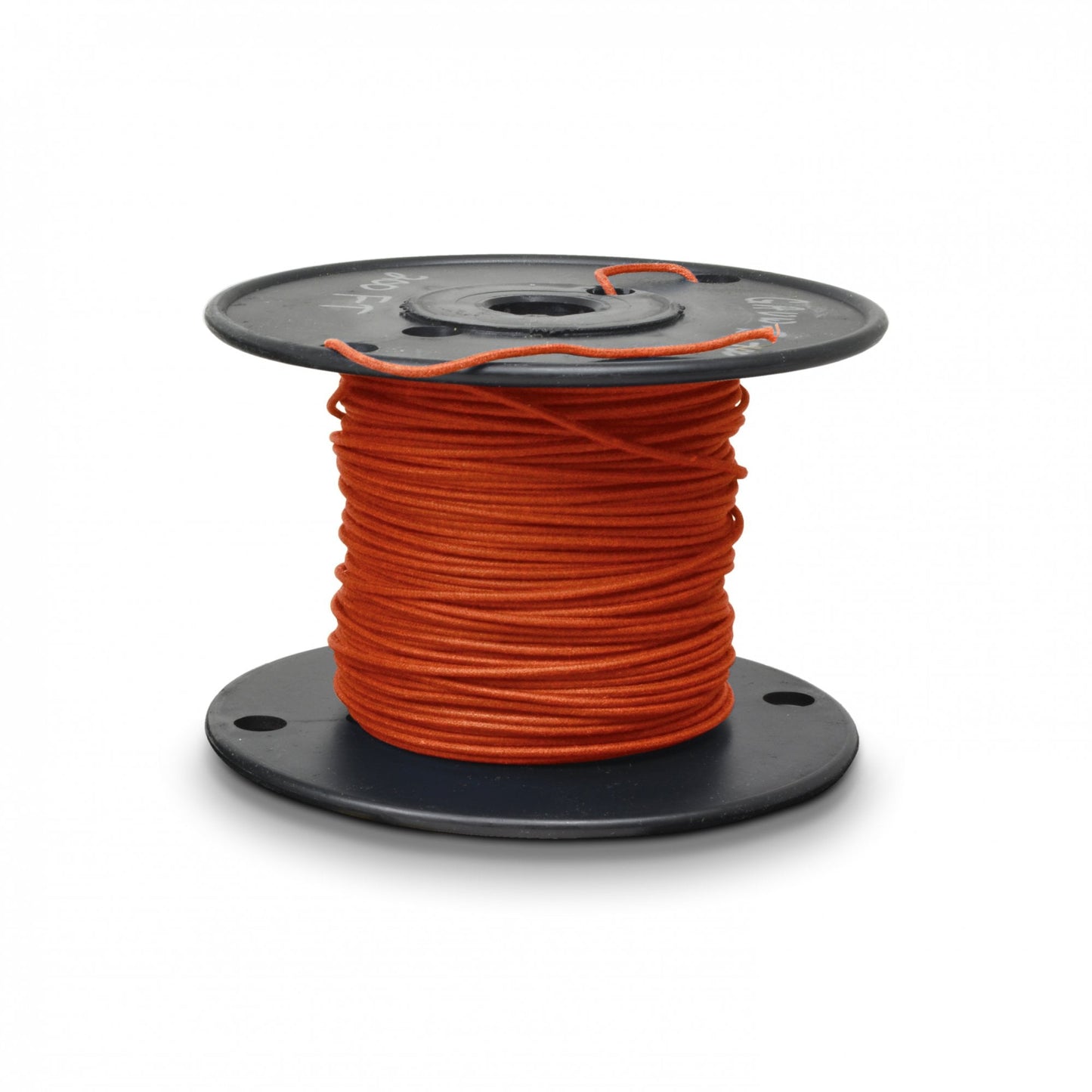 Vintage 22 Gauge Cloth-Covered Wire, Various Colours, Bulk Reel - 100 Ft Length