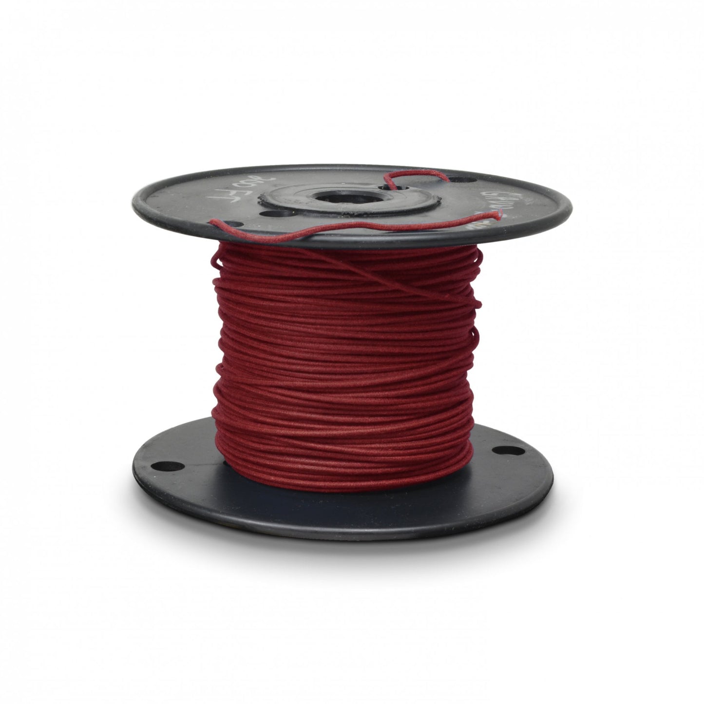 Vintage 22 Gauge Cloth-Covered Wire, Various Colours, Bulk Reel - 100 Ft Length