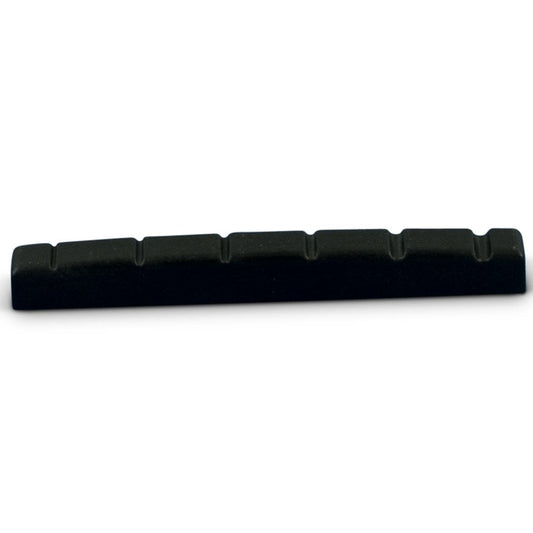 Guitar Nut for Fender, Black Finish, Suitable For Flat Bottom Nut Slots, 42mm Length