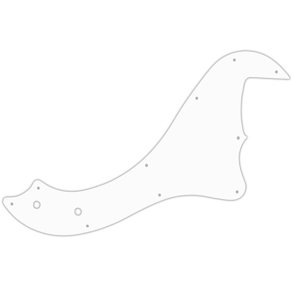 Fender Standard Dimension Bass V - Solid Shiny White .090" / 2.29mm thick, with bevelled edge