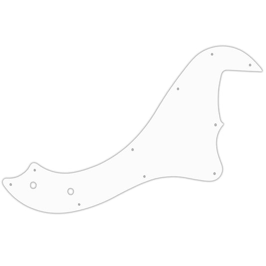 Fender Standard Dimension Bass V - Solid Shiny White .090" / 2.29mm thick, with bevelled edge