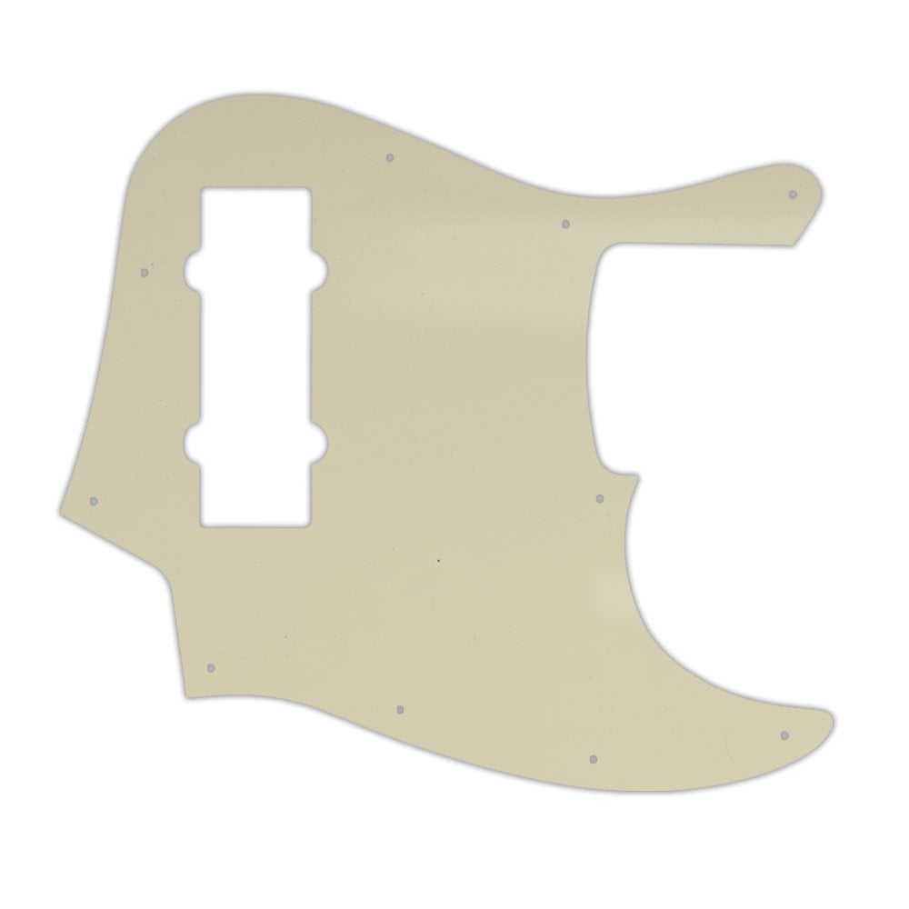 2014 Made In China 5 String Modern Player Jazz Bass V Satin -  Parchment Solid