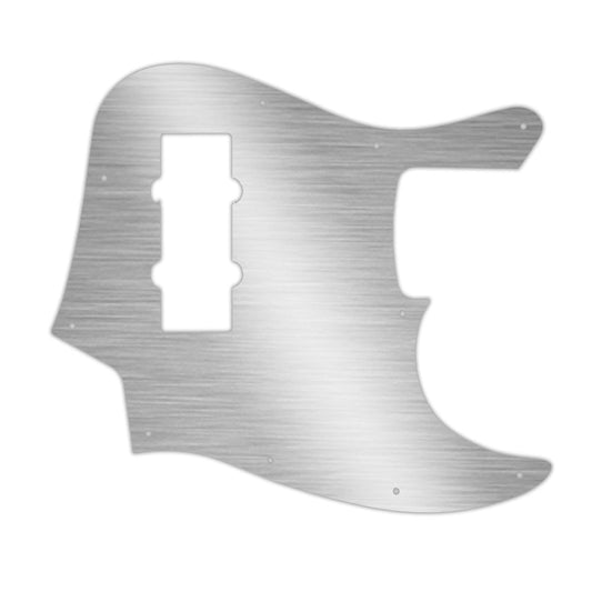 2014 Made In China 4 String Modern Player Jazz Bass Satin - Brushed Silver (Simulated)