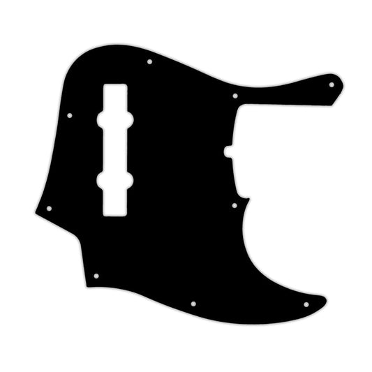 2019 5 String American Ultra Jazz Bass V - Matte Black .090" / 2.29mm thick, with bevelled edge.