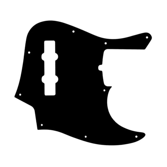 2019 4 String American Ultra Jazz Bass - Solid Shiny Black .090" / 2.29mm thick, with bevelled edge