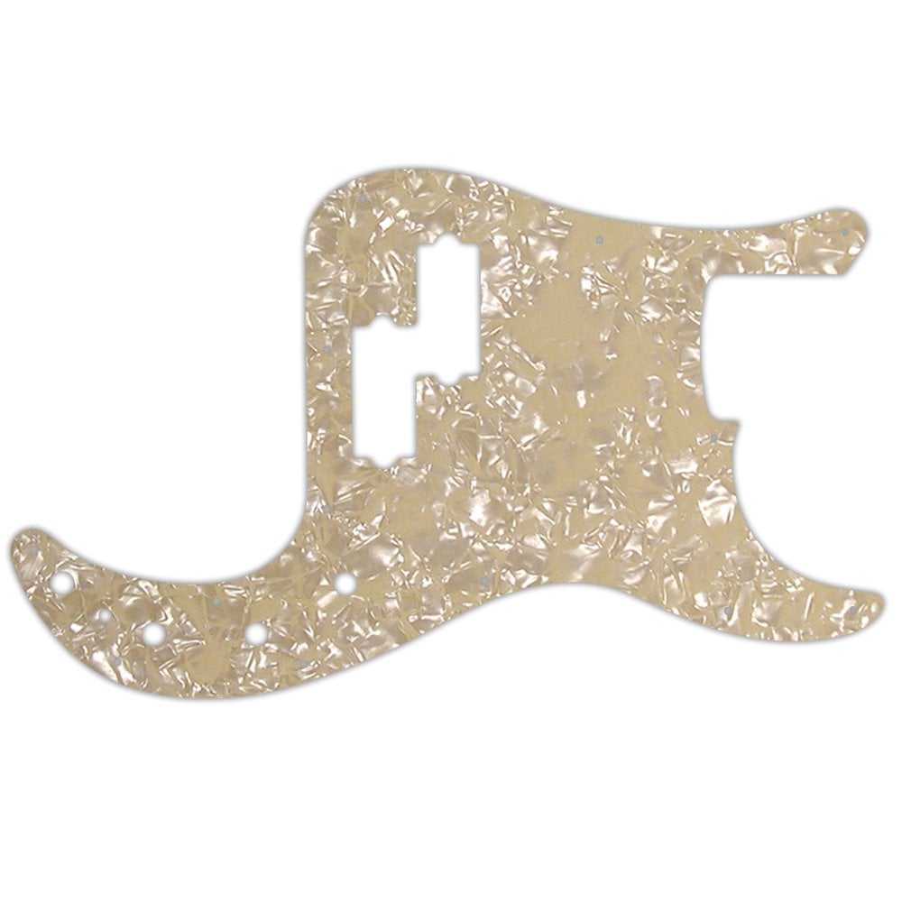 2005-Present Made In Mexico Deluxe Active Special Precision Bass - Cream Pearl C/B/C Lamination