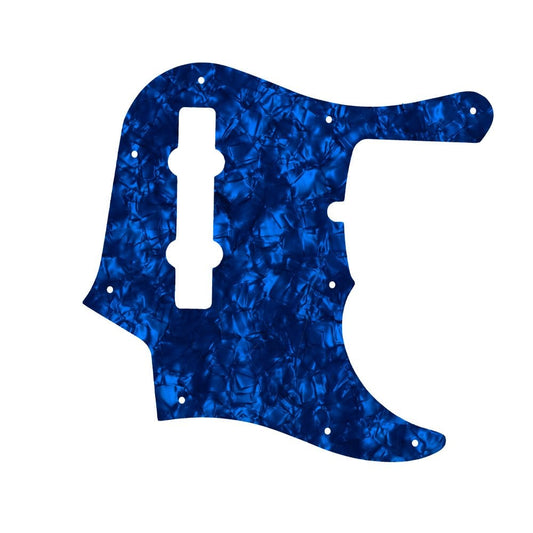 Jazz Bass American Deluxe 5 String - Dark Blue Pearl Black/White/Black 4 ply Lamination