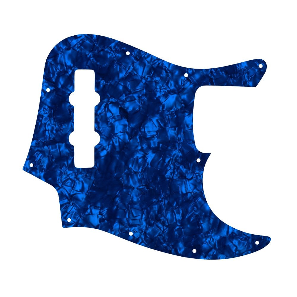 Highway One Jazz Bass - Dark Blue Pearl Black/White/Black Lamination