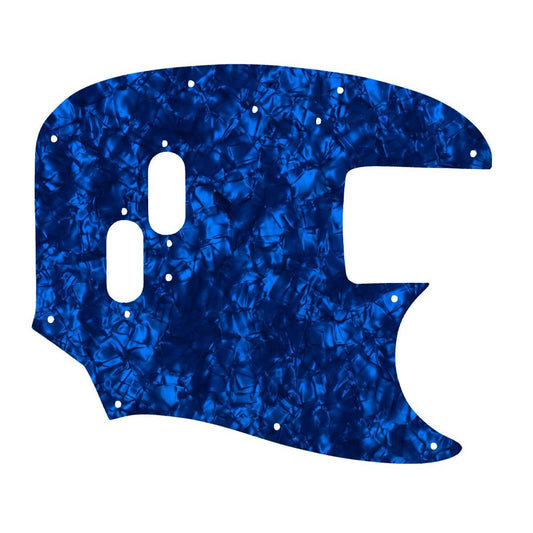 Mustang Bass - Dark Blue Pearl Black/White/Black Lamination