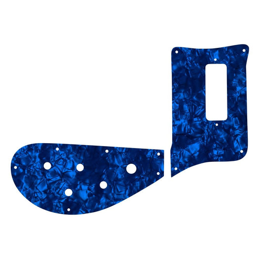 Rick 4003 - Dark Blue Pearl Black/White/Black Lamination