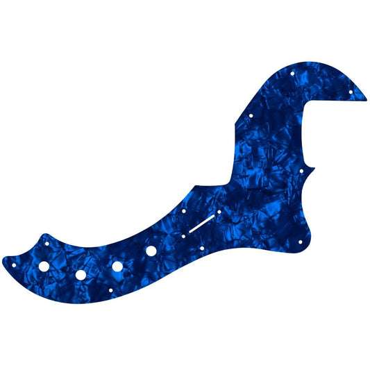 Fender 4 String American Deluxe or American Elite Dimension Bass IV - Dark Blue Pearl Black/White/Black Lamination