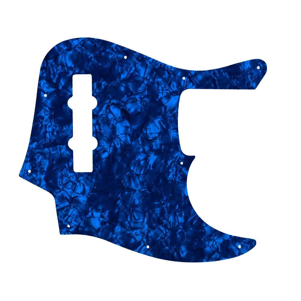 American Elite Jazz Bass 4 String -  Dark Blue Pearl Black/White/Black Lamination