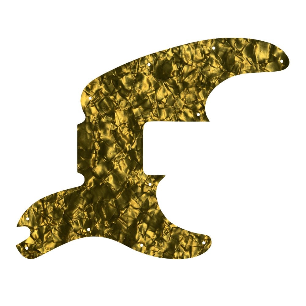 Tele Bass - Gold Pearl Black/White/Black 4 ply Lamination