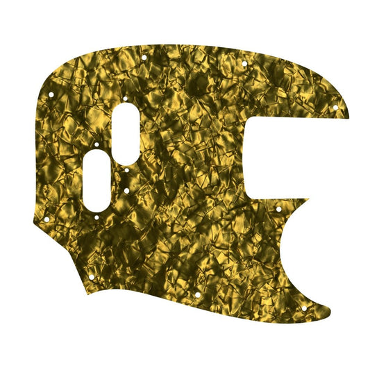 Mustang Bass (Re-Issue) - Gold Pearl Black/White/Black Lamination