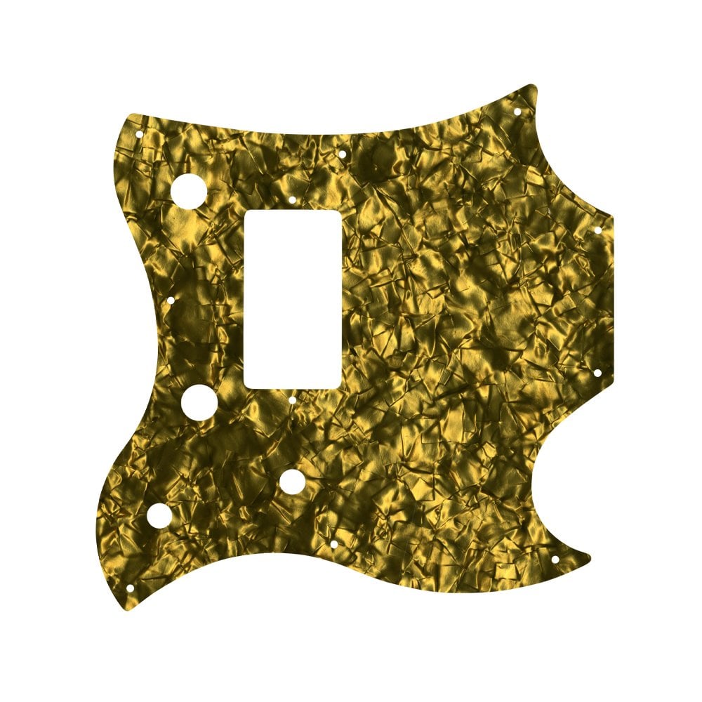 2011 Gibson Sg Melody Maker - Gold Pearl Black/White/Black Lamination