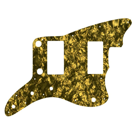 Jazzmaster 2013-2014 Made In China Modern Player HH - Gold Pearl Black/White/Black Lamination