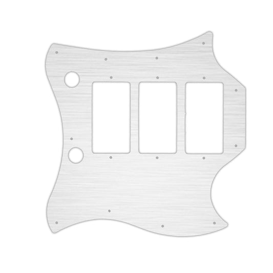 "Captain" Kirk Douglas Signature Roots SG - Brushed Silver (Simulated)