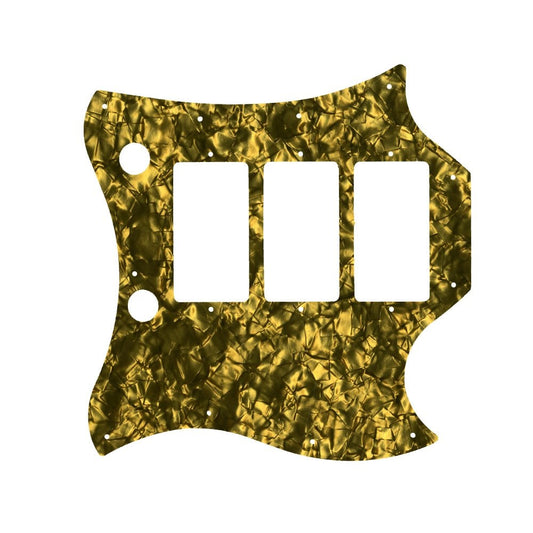 "Captain" Kirk Douglas Signature Roots SG - Gold Pearl White/Black/White Lamination