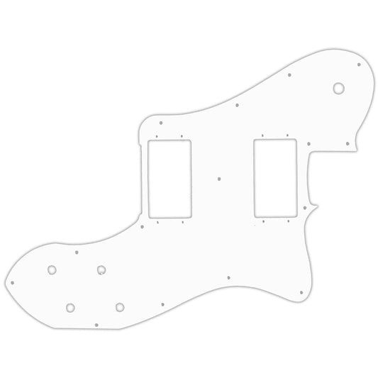 2004-Present Made In Mexico '72 Telecaster Deluxe - Thin Shiny White .060" / 1.52mm Thickness, No bevelled Edge