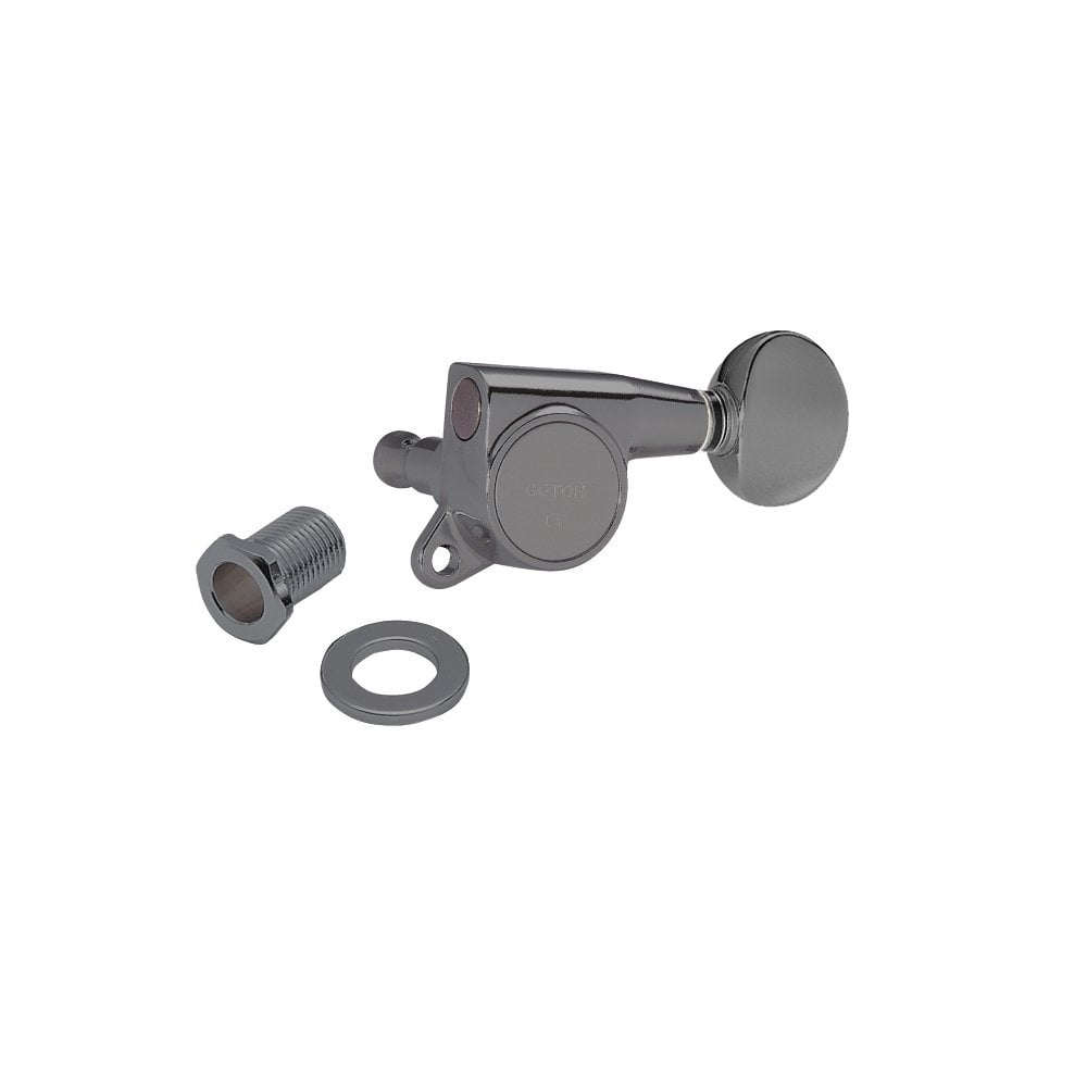 SG381 Series 6 In Line with Rounded Mini Buttons 16:1 Gear Ratio Tuning Machines