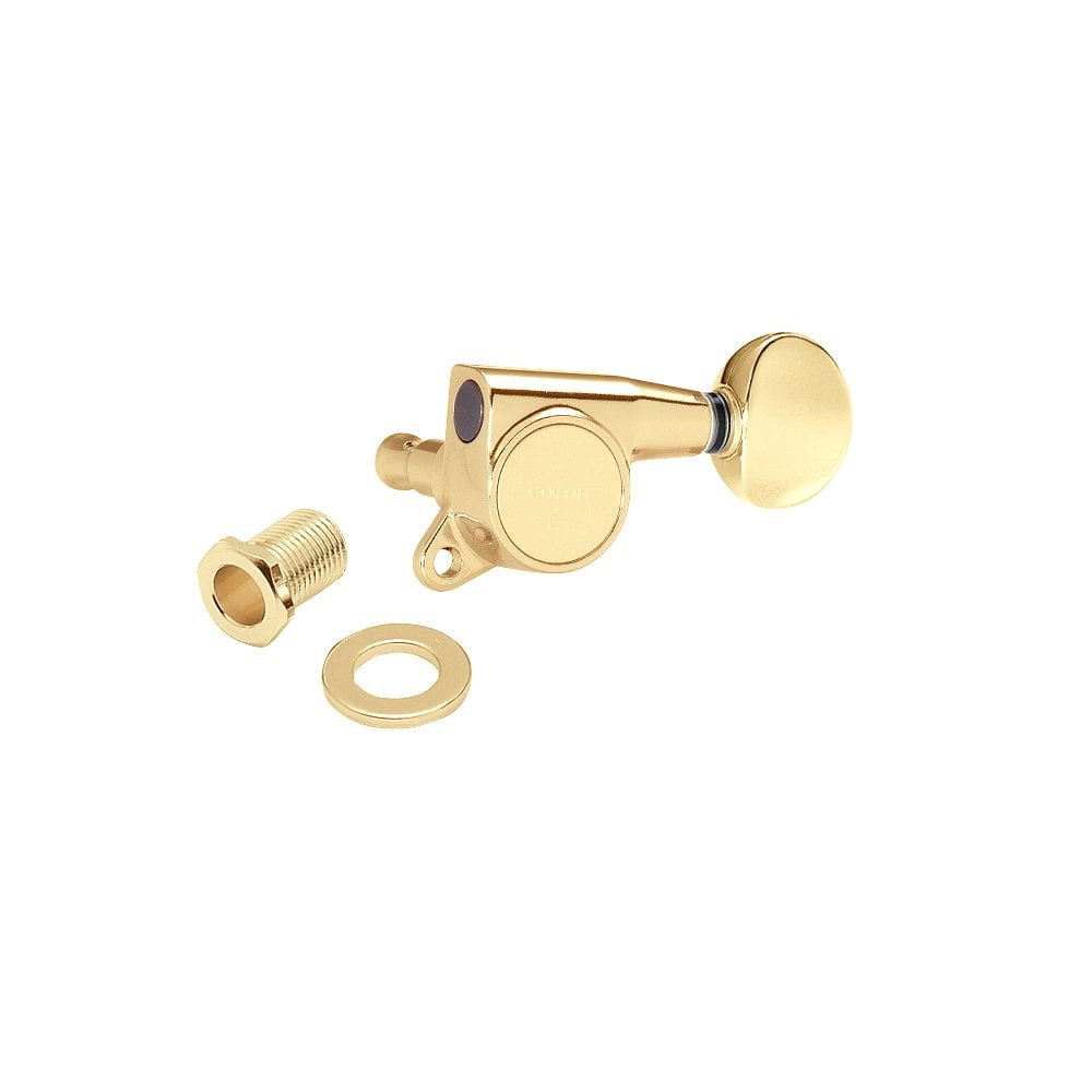 SG381 Series 6 In Line with Rounded Mini Buttons 16:1 Gear Ratio Tuning Machines