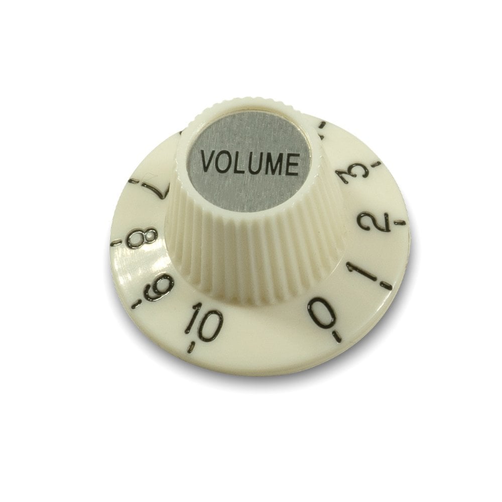 "Witch Hat" 24 Spline Knob Antique White