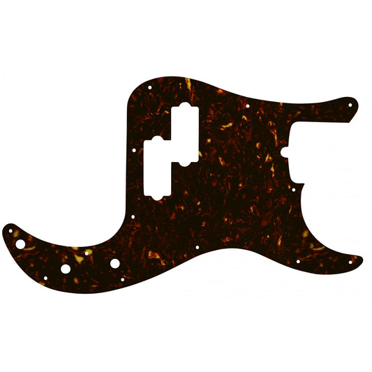P Bass American Standard - Dark Brown Celluloid Tortoiseshell White/Black/White 4 ply Lamination