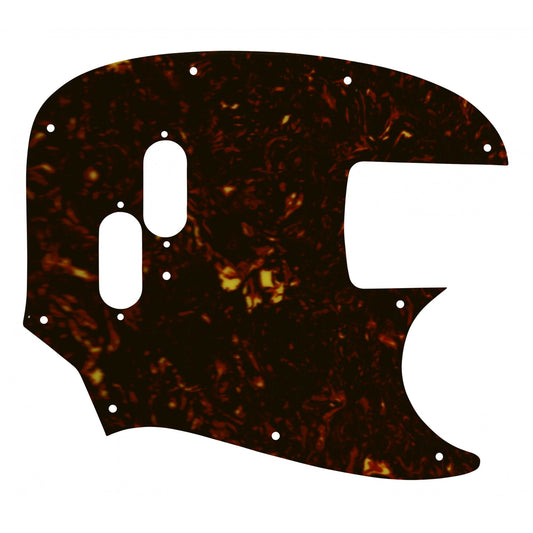 Mustang Bass (Re-Issue) - Dark Brown Celluloid Tortoiseshell W/B/W Lamination
