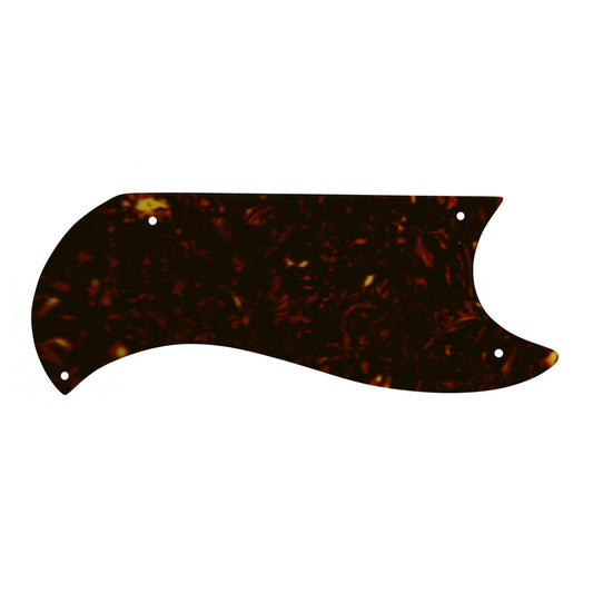 Gibson Sg Custom (Half Face) - Dark Brown Celluloid Tortoiseshell W/B/W Lamination