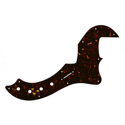 Fender 4 String American Deluxe or American Elite Dimension Bass IV - Dark Brown Celluloid Tortoiseshell W/B/W Lamination