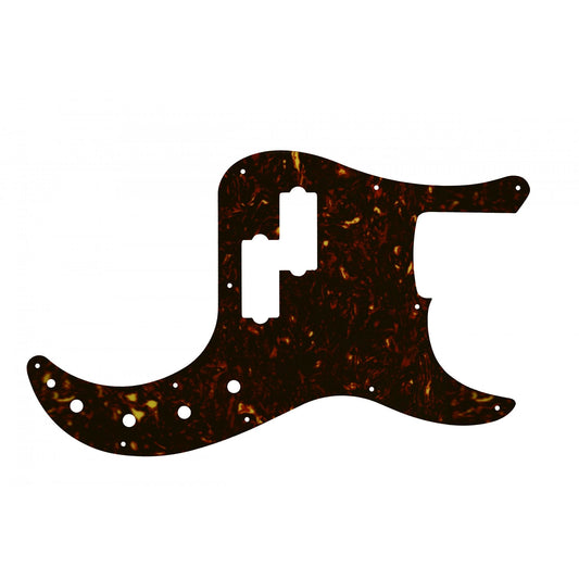 Fender 4 String American Elite 4 String Precison Bass - Dark Brown Celluloid Tortoiseshell W/B/W Lamination