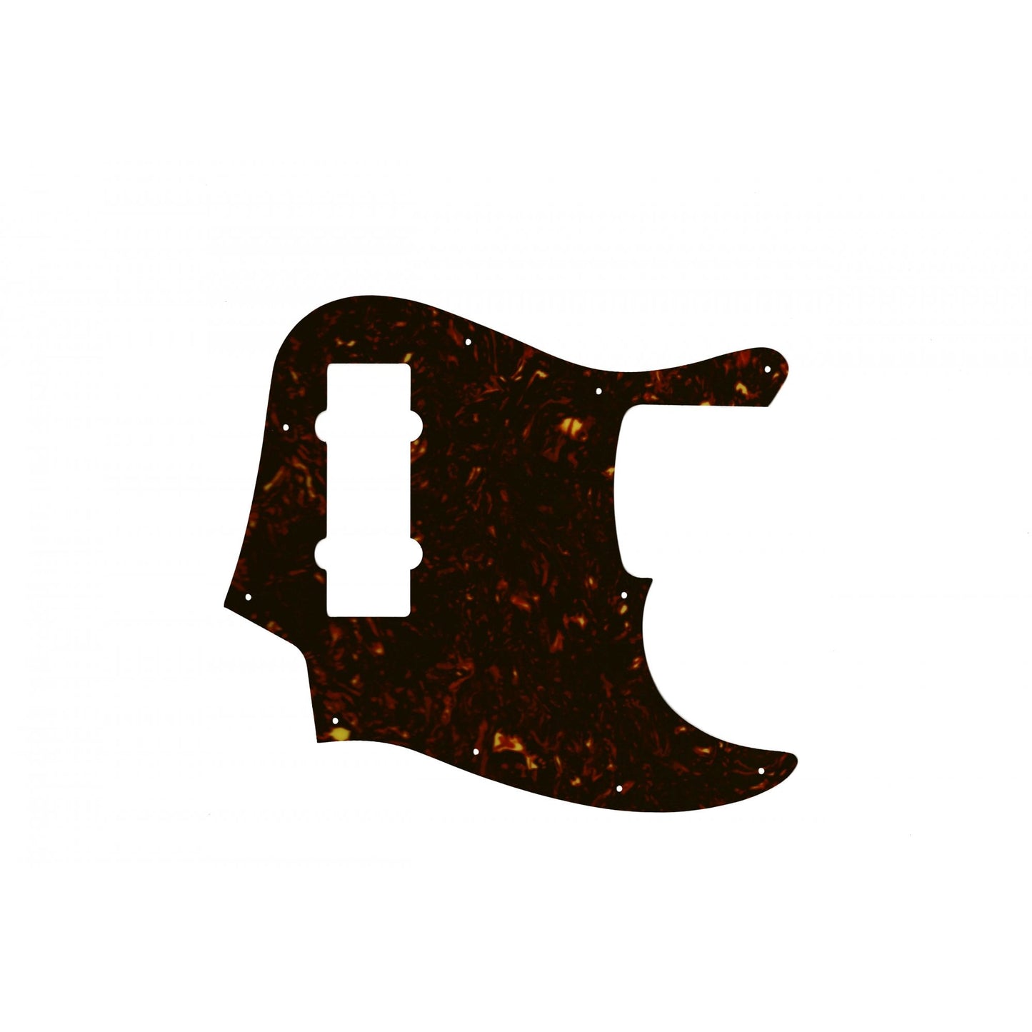 2014 Made In China 5 String Modern Player Jazz Bass V Satin -  Dark Brown Celluloid Tortoiseshell W/B/W Lamination