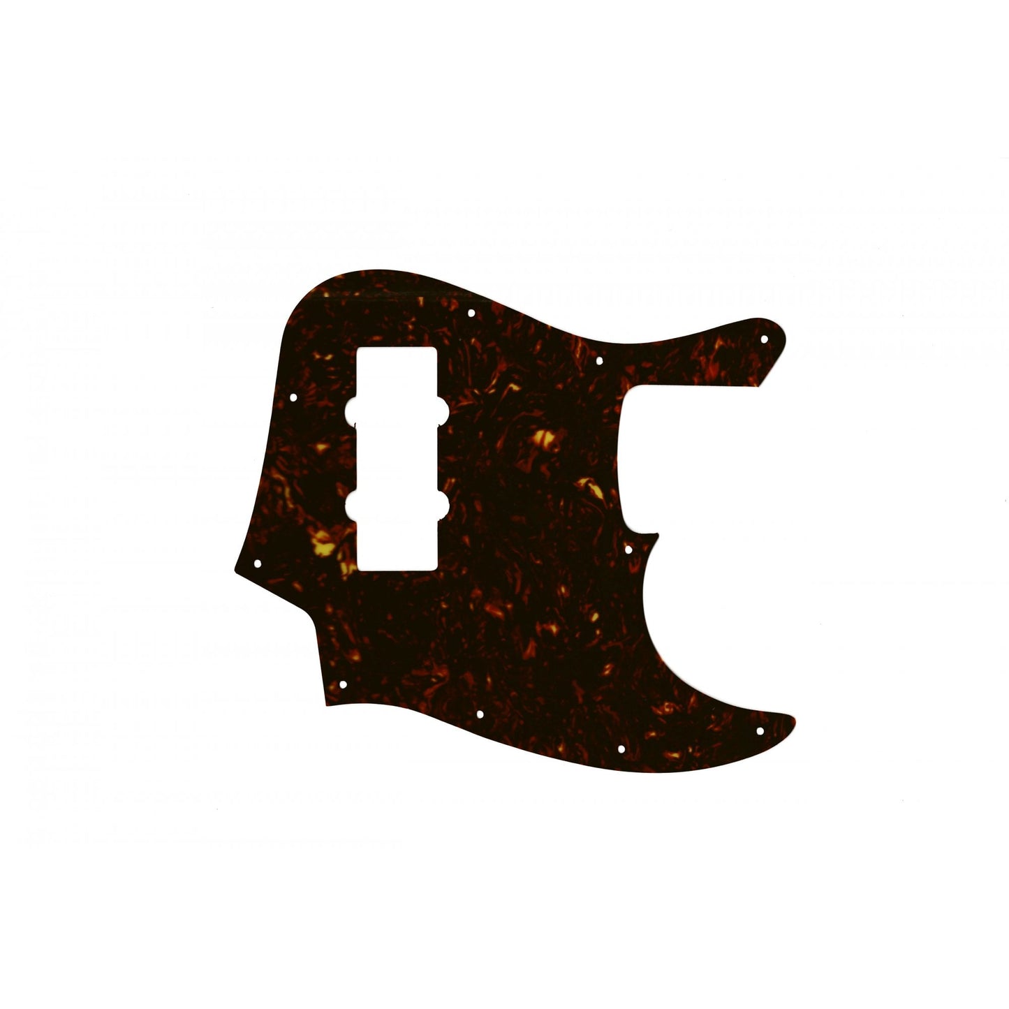 2014 Made In China 4 String Modern Player Jazz Bass Satin - Dark Brown Celluloid Tortoiseshell W/B/W Lamination