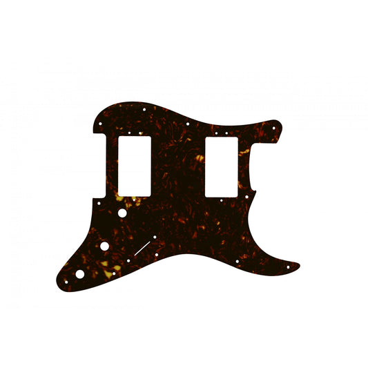 2016 American Professional Stratocaster HH With Covered Shawbuckers - Dark Brown Celluloid Tortoiseshell W/B/W Lamination