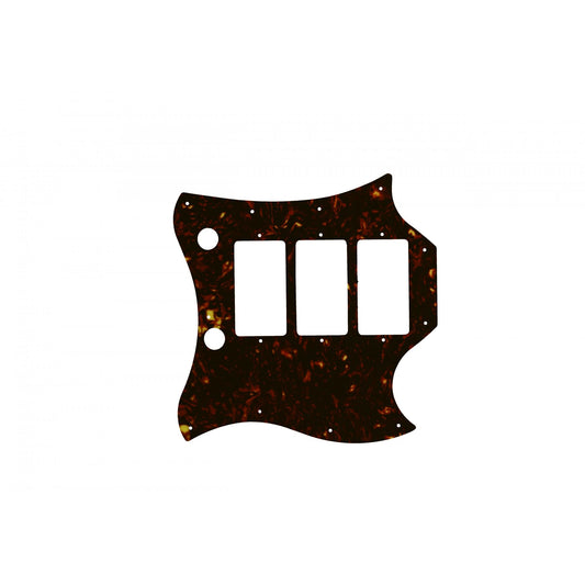 "Captain" Kirk Douglas Signature Roots SG - Dark Brown Celluloid Tortoiseshell W/B/W Lamination