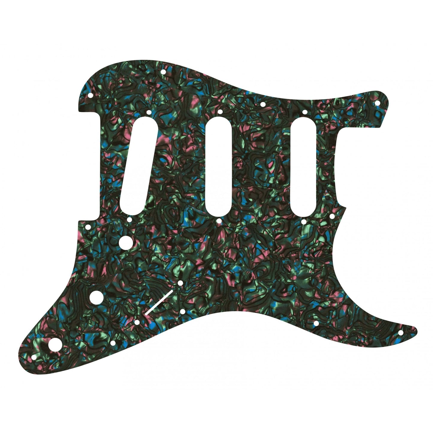 Old Style 11 Hole Strat - Black Abalone