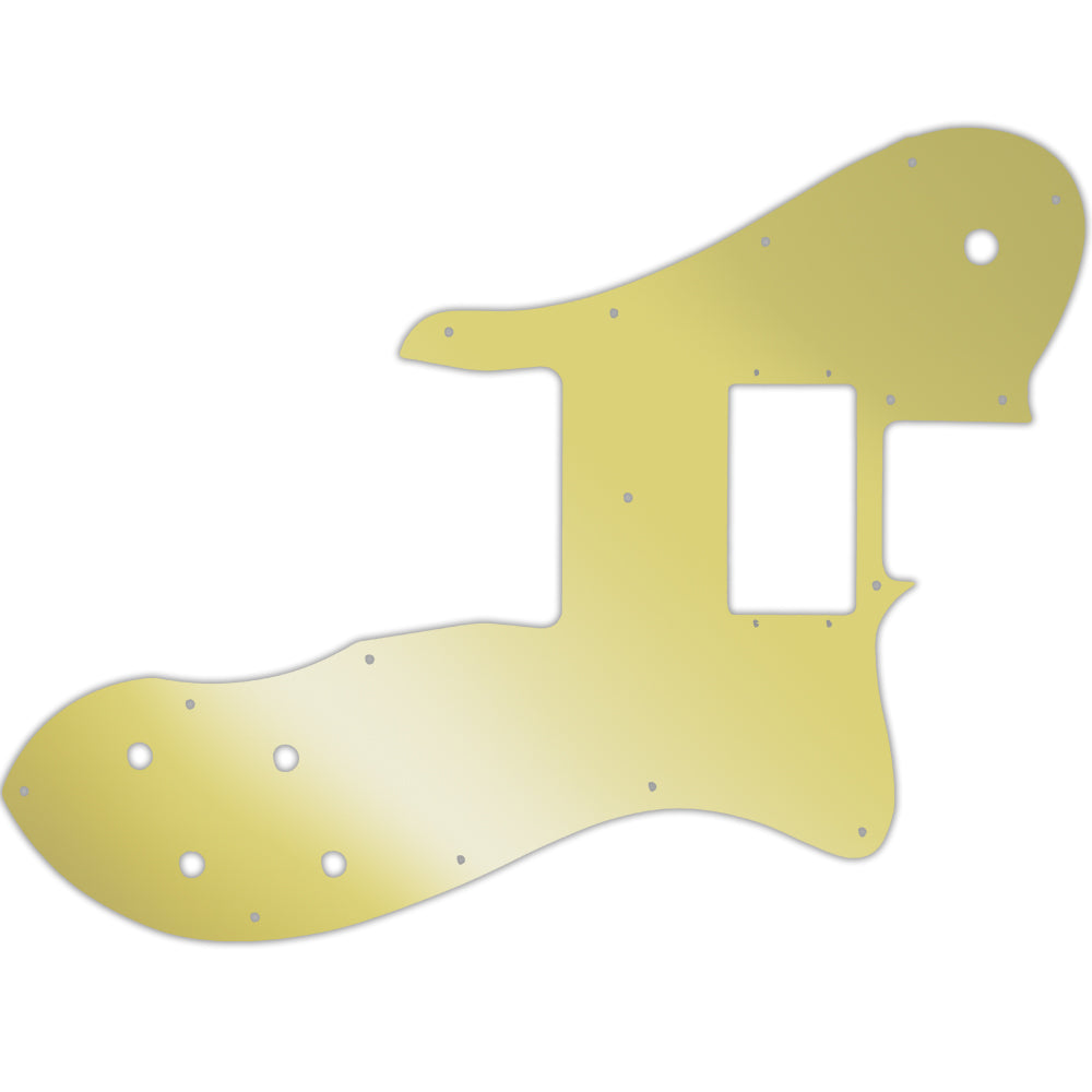 Tele Custom 1999-Present Made In Mexico Or 2012-2013 American Vintage '72 Telecaster Custom - Gold Mirror Fender Wide Range Humbuckers