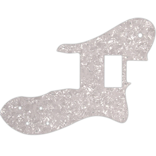 Tele Custom 1999-Present Made In Mexico Or 2012-2013 American Vintage '72 Telecaster Custom - White Pearl W/B/W Lamination Fender Wide Range Humbuckers