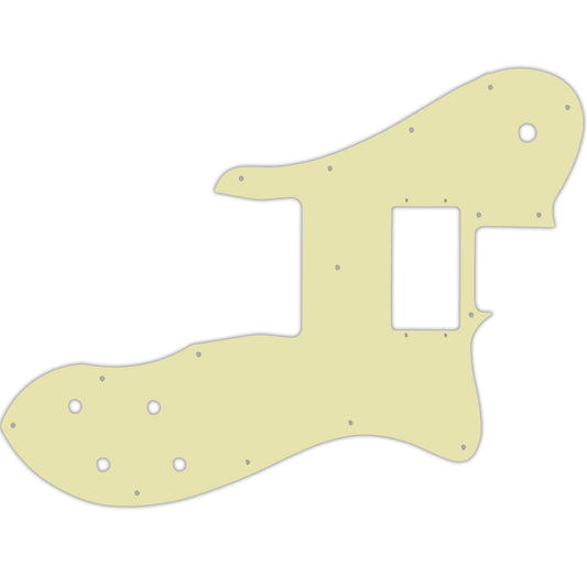 Tele Custom 1999-Present Made In Mexico Or 2012-2013 American Vintage '72 Telecaster Custom - Mint Green 3 Ply Fender Wide Range Humbuckers