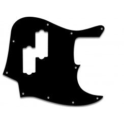 Replacement Pickguards For Fender Jazz Bass Blacktop