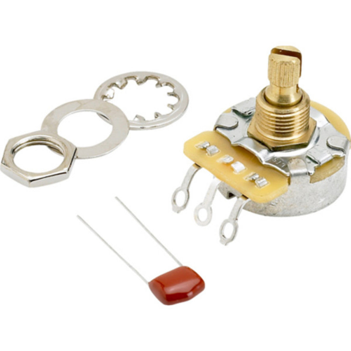 250K No-Load Split Shaft Potentiometer For Tone Controls