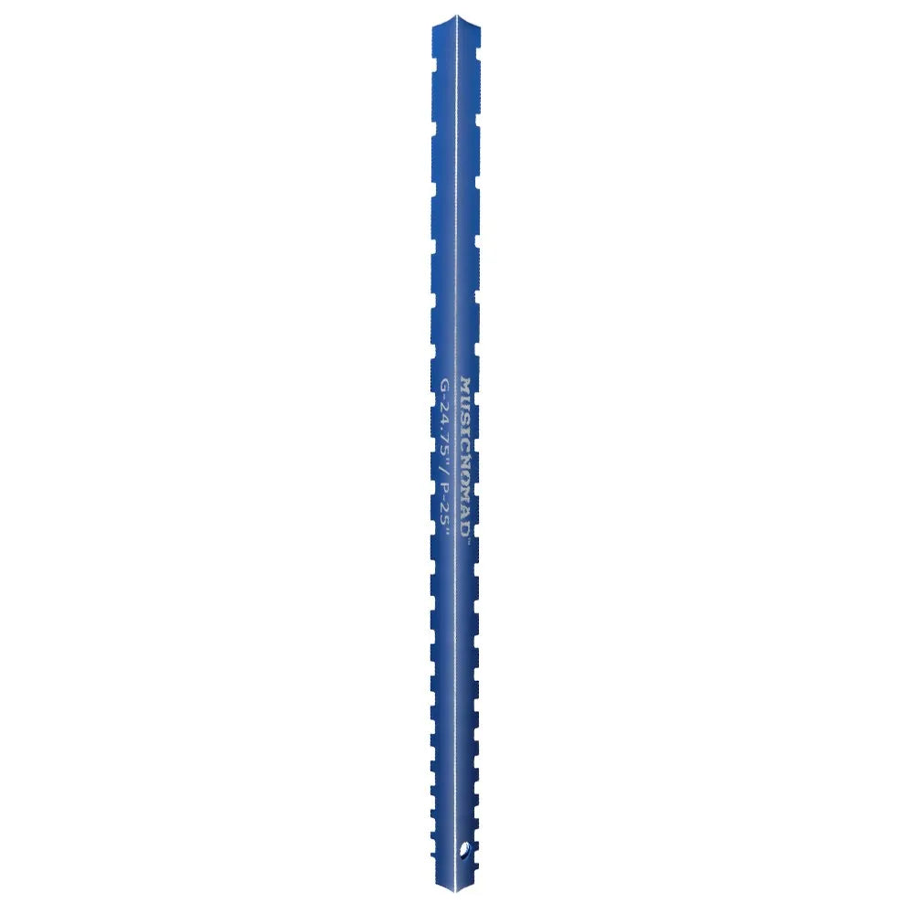 MusicNomad Tri-Beam 3 'n 1 Notched Straightedge & Precision Straightedge