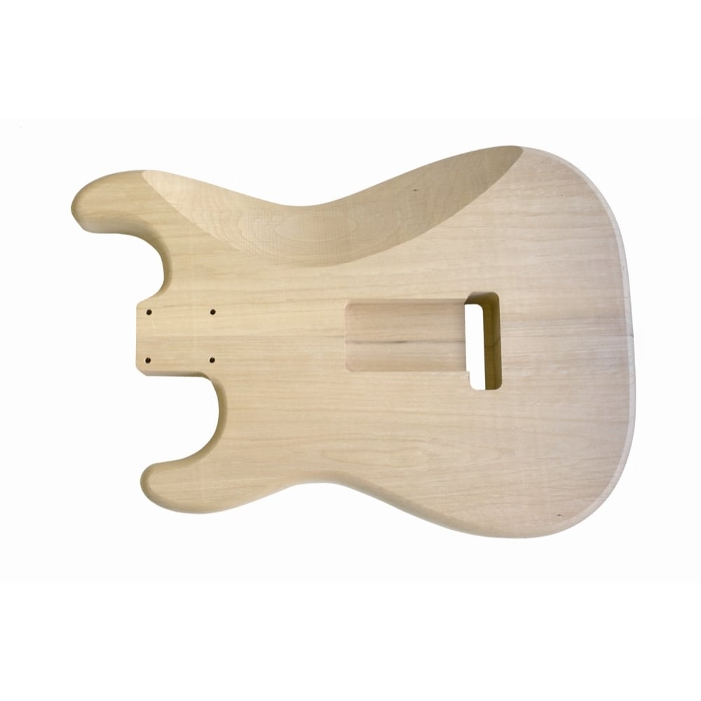 2 Piece Alder Unfinished and Unsanded Stratocaster Replacement Body