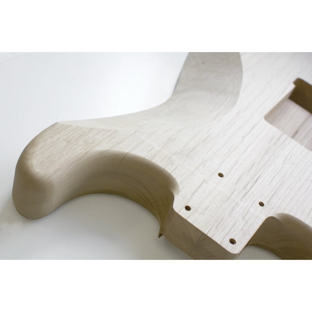 2 Piece Alder Unfinished and Unsanded Stratocaster Replacement Body