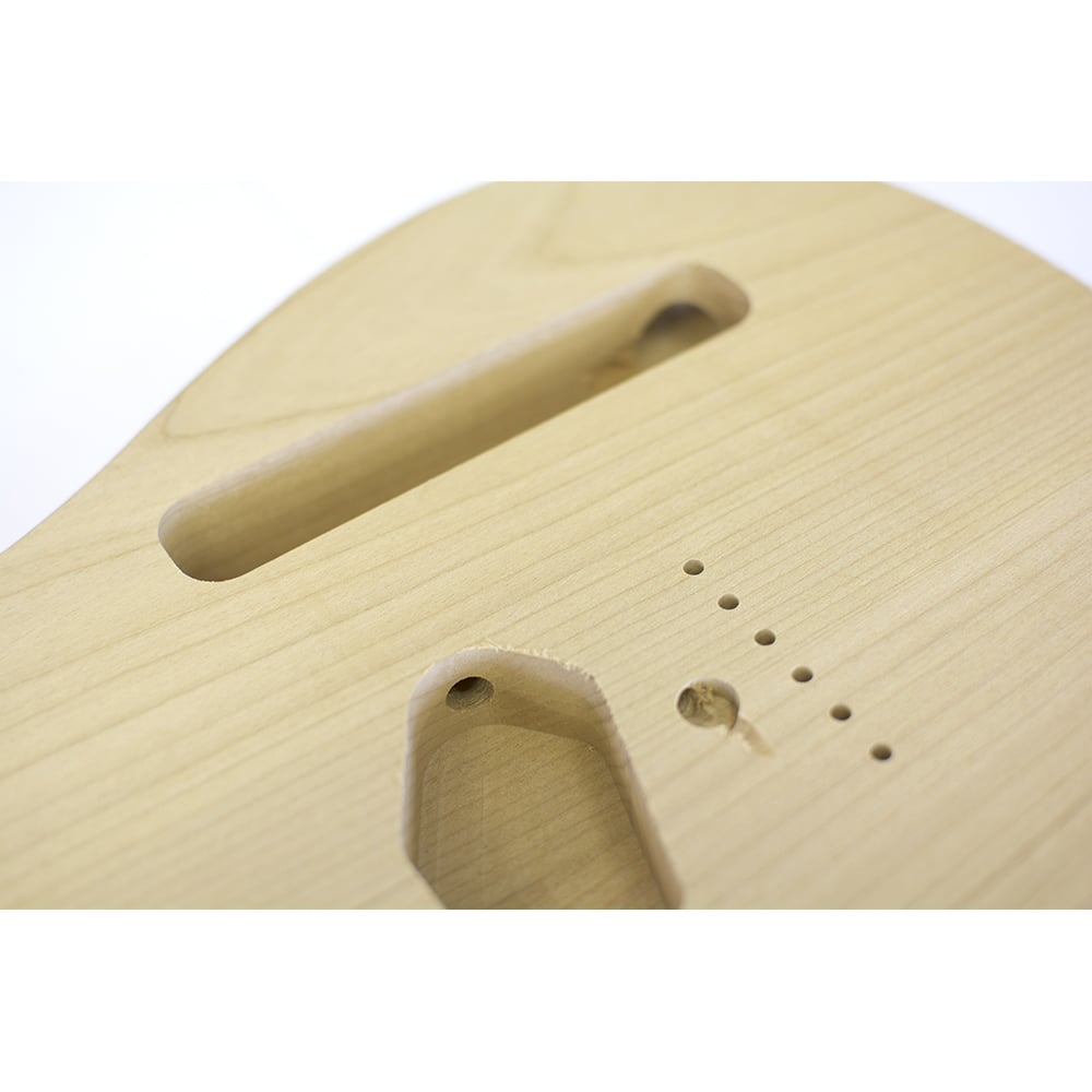 2 Piece Alder Unfinished And Unsanded Telecaster Replacement Body