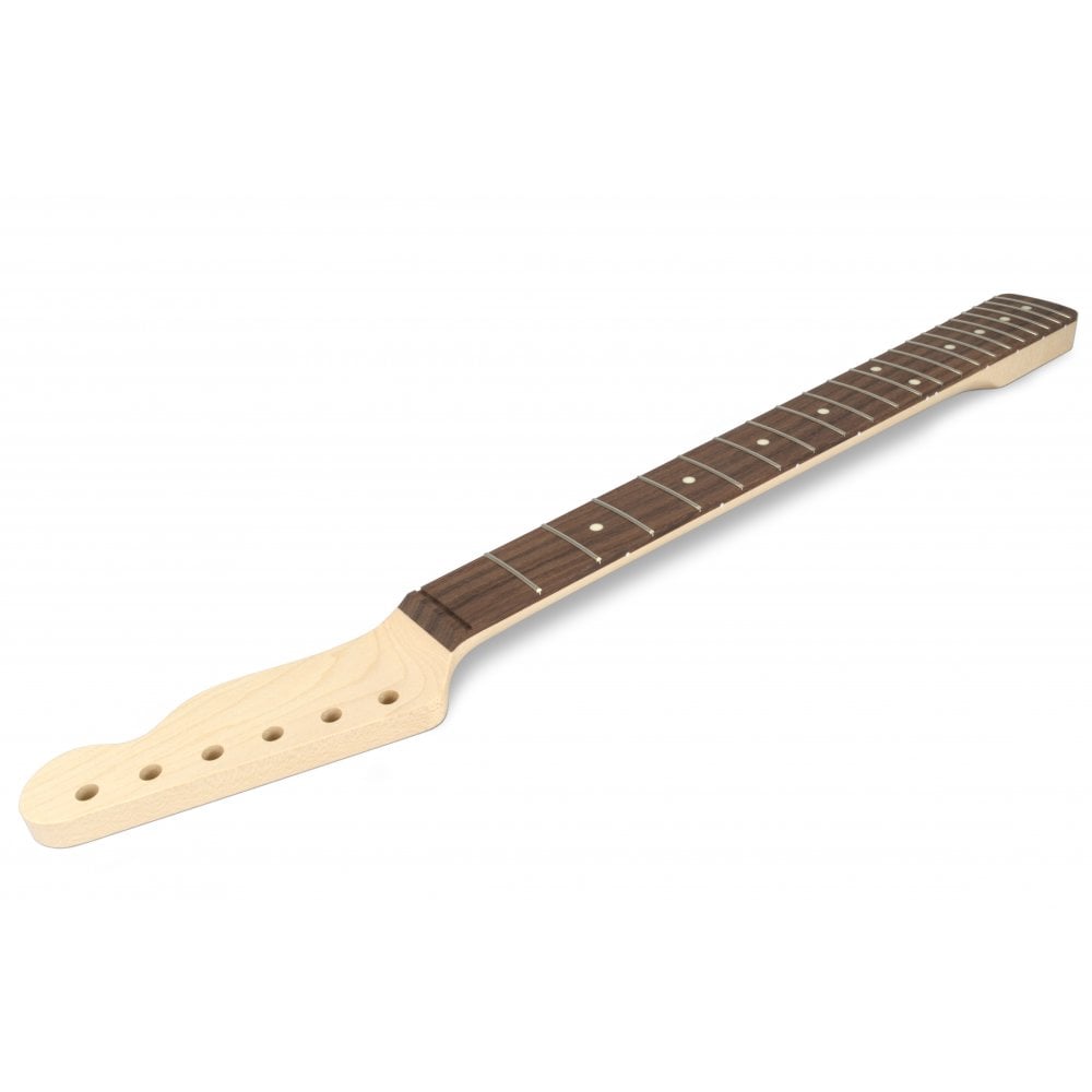 Telecaster Replacement Vintage Rosewood Neck Unfinished, 21 Frets, 9 1/2 Radius